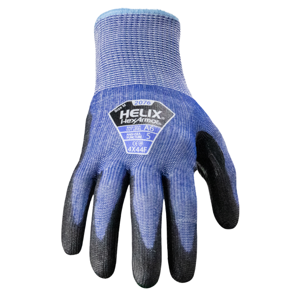 HexArmor Helix 2076 Blue Cut Resistant Gloves from Columbia Safety